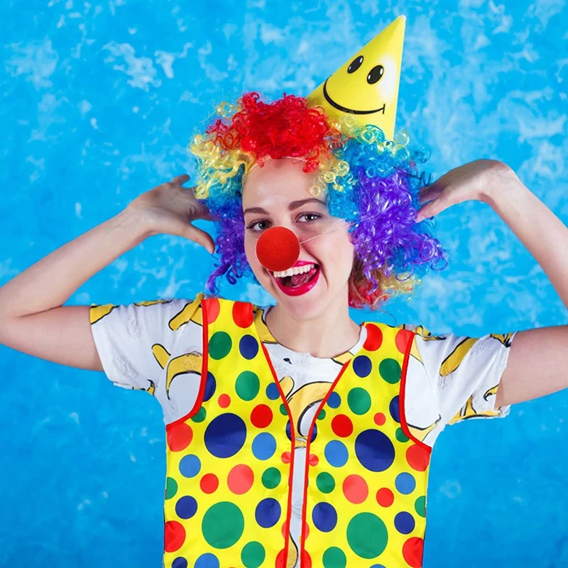 Costume da Clown parrucca da Clown accessori da naso da Clown