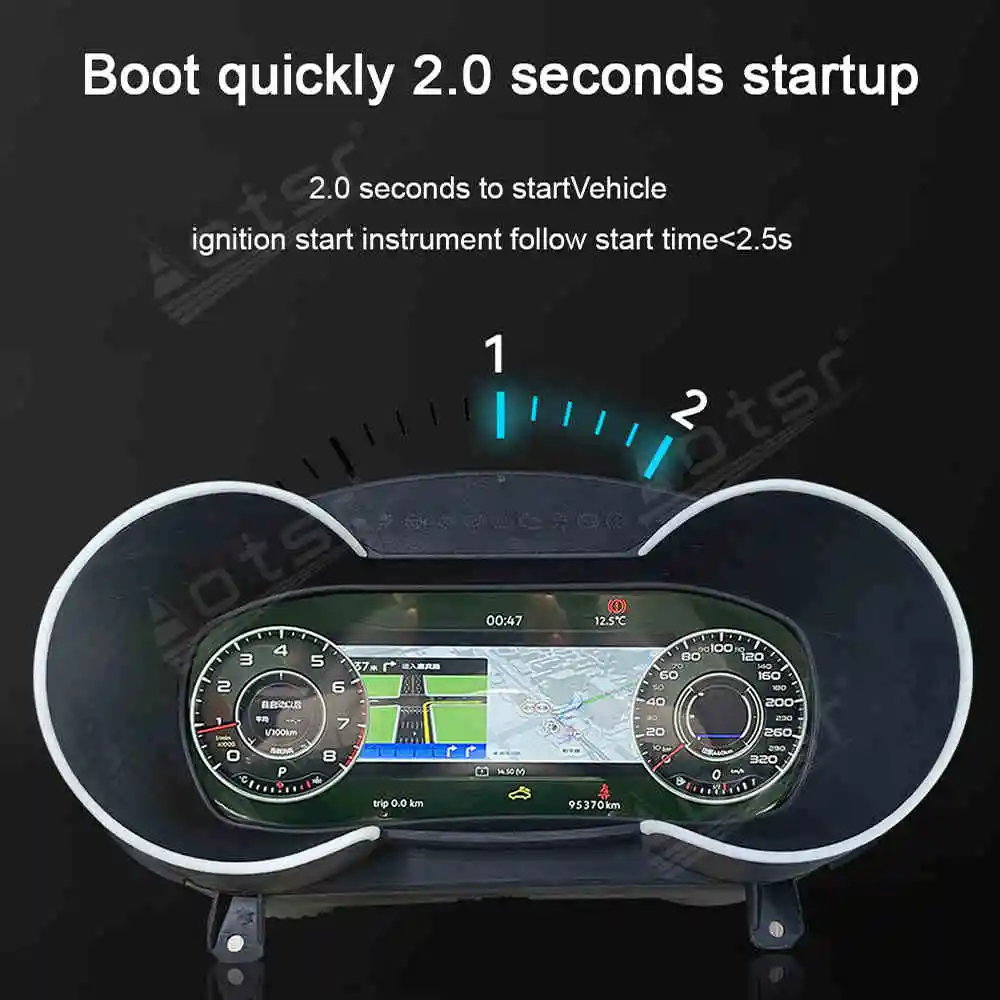 LCD  Ŭ   QLED ũ, Audi TT 2008-2014 LCD   ӵ  ǰ, 12.3 ġ