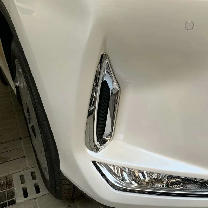 

WELKINRY For Lexus RX AL20 4th Generation 2020 2021 2022 Car Head Front Fog Lamp Light Air Intake Vent Airscoop Grille Trim 2PCS