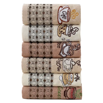 Funny Coffee Kitchen Towel Waffle Weave Absorbent Dish Cloth Quick Drying Tea Towels Soft Hand Towels for Cooking Baking Decor 1