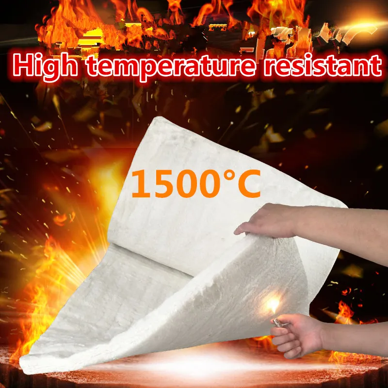 Ceramic Fiber Blanket 1500℃ High Temperature Resistance Zirconium Bearing Ceramic Fiber Blanket Fire Resistant Insulation Cotton Used In Industry