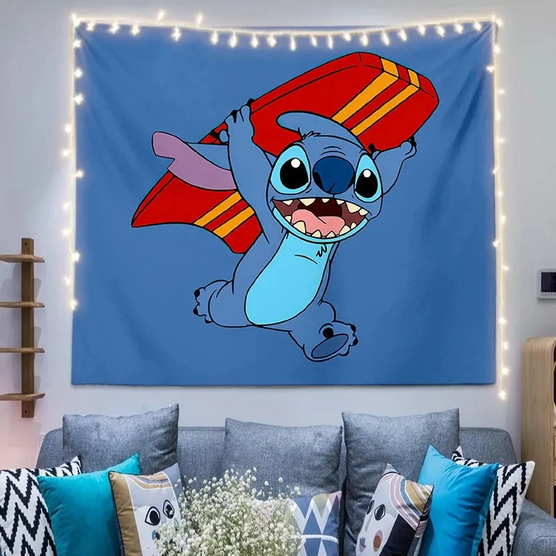 

Disney Tapestry Wall Hanging Lilo & Stitch Wall Decor Tapestry Decor Living Room Bedroom Wall Hanging Tapestry Room Decor