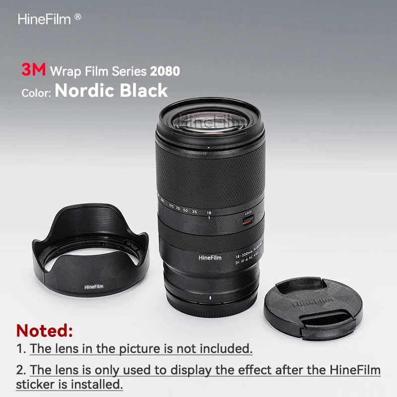 타몬 18-300 F3.5-6.3 니콘 마운트 렌즈용 하이네필름 스킨, 타몬 18300 렌즈 데칼 스킨 18 300 렌즈 랩 커버