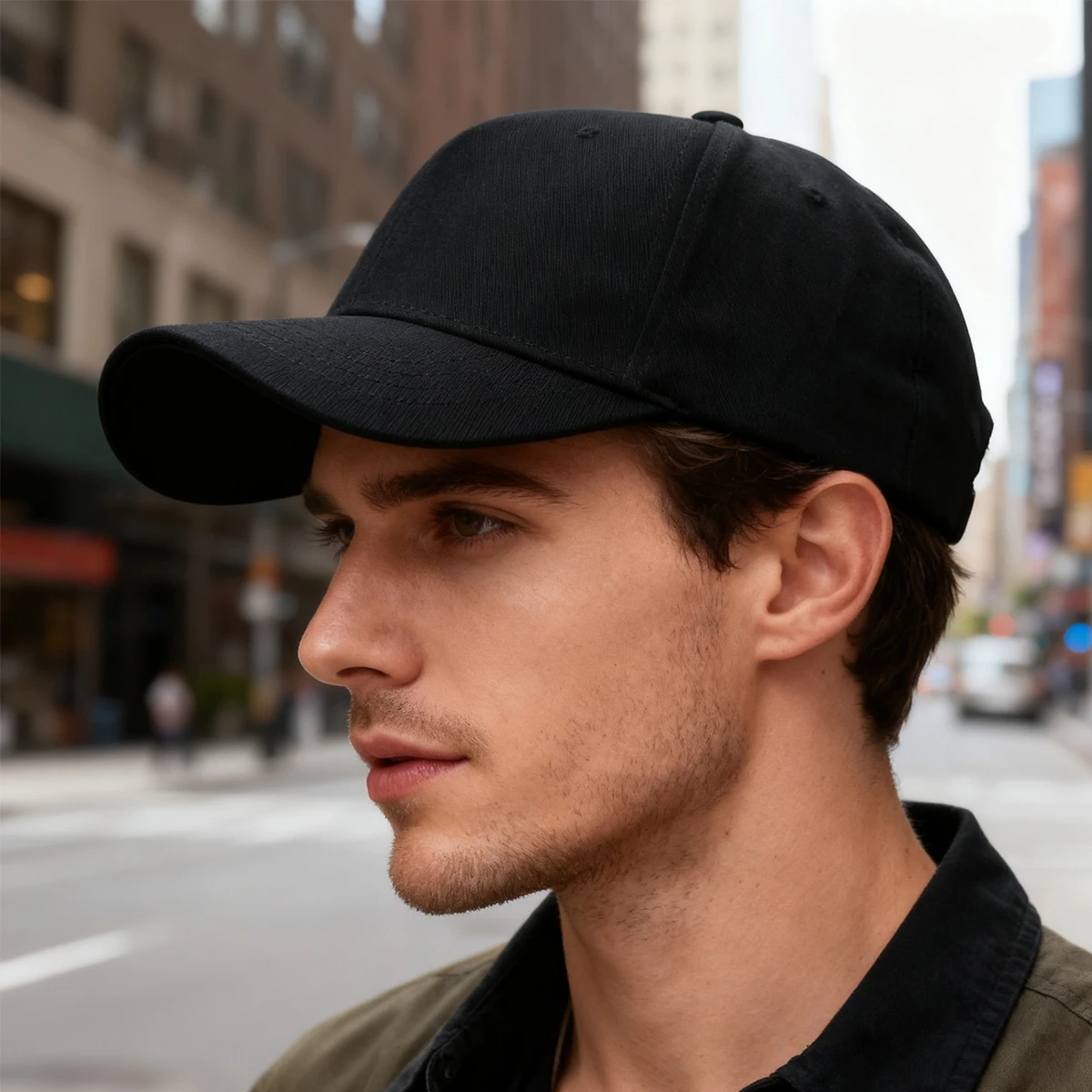 Wide-Brimmed Baseball Cap for Women with Large Head Circumference, Suitable for Big Faces, Deepened Duckbill Cap for Men