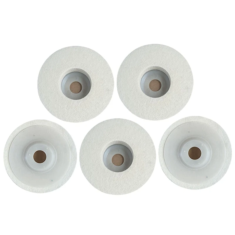 

5Pcs Wool Polishing Wheel Disc Wool Felt Polishing Wheel Disc Set For 125Mm Angle Grinder, Felt Polishing Pads