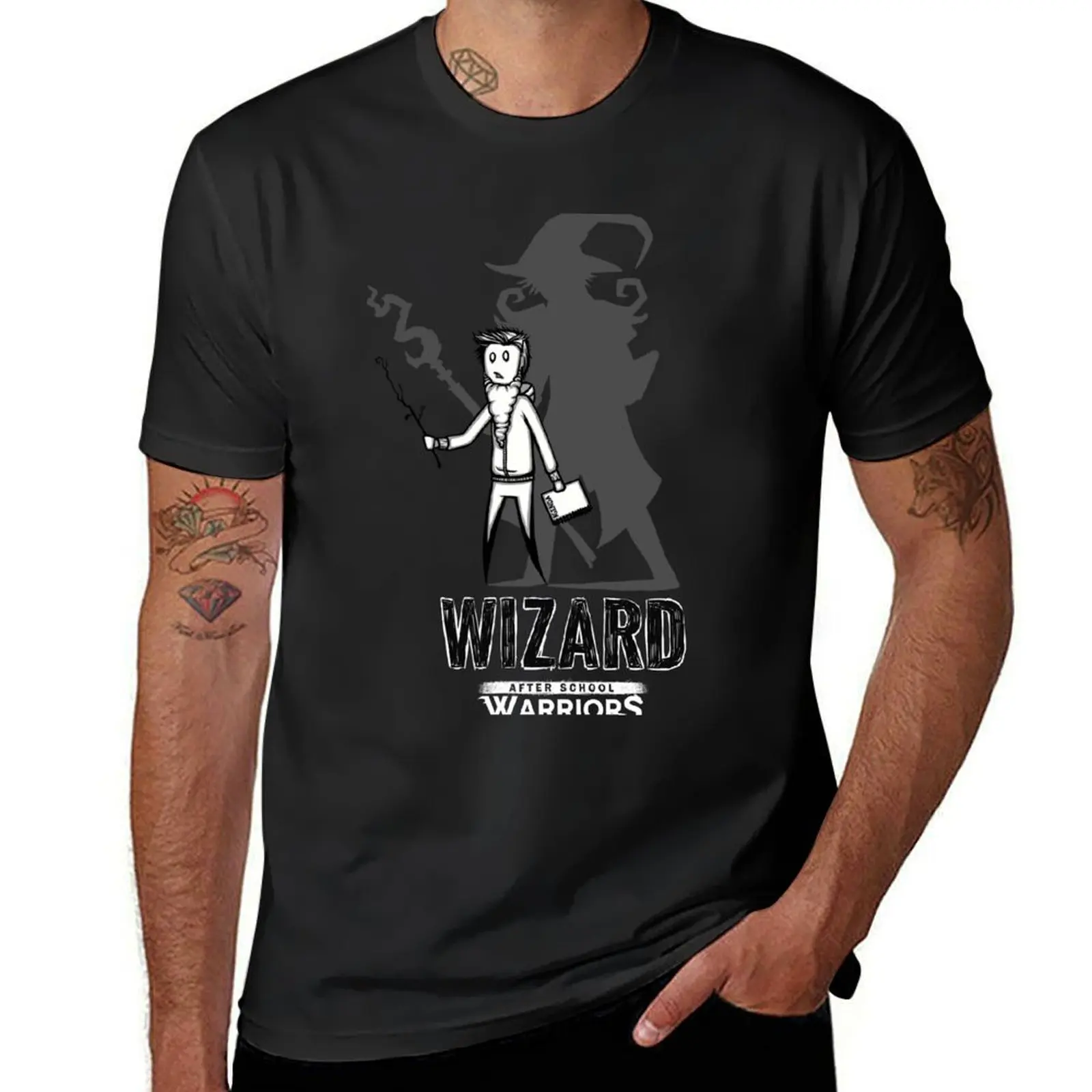 AFTER SCHOOL WARRIORS: WIZARD T-Shirt shirts graphic tees boys animal print customizeds fitted t shirts for men