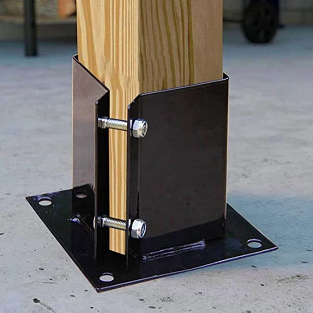 1 Darab A Korlát Oszlop Horgony Alap Kültéri Fa Keret Tartó Kerítés - Image 4