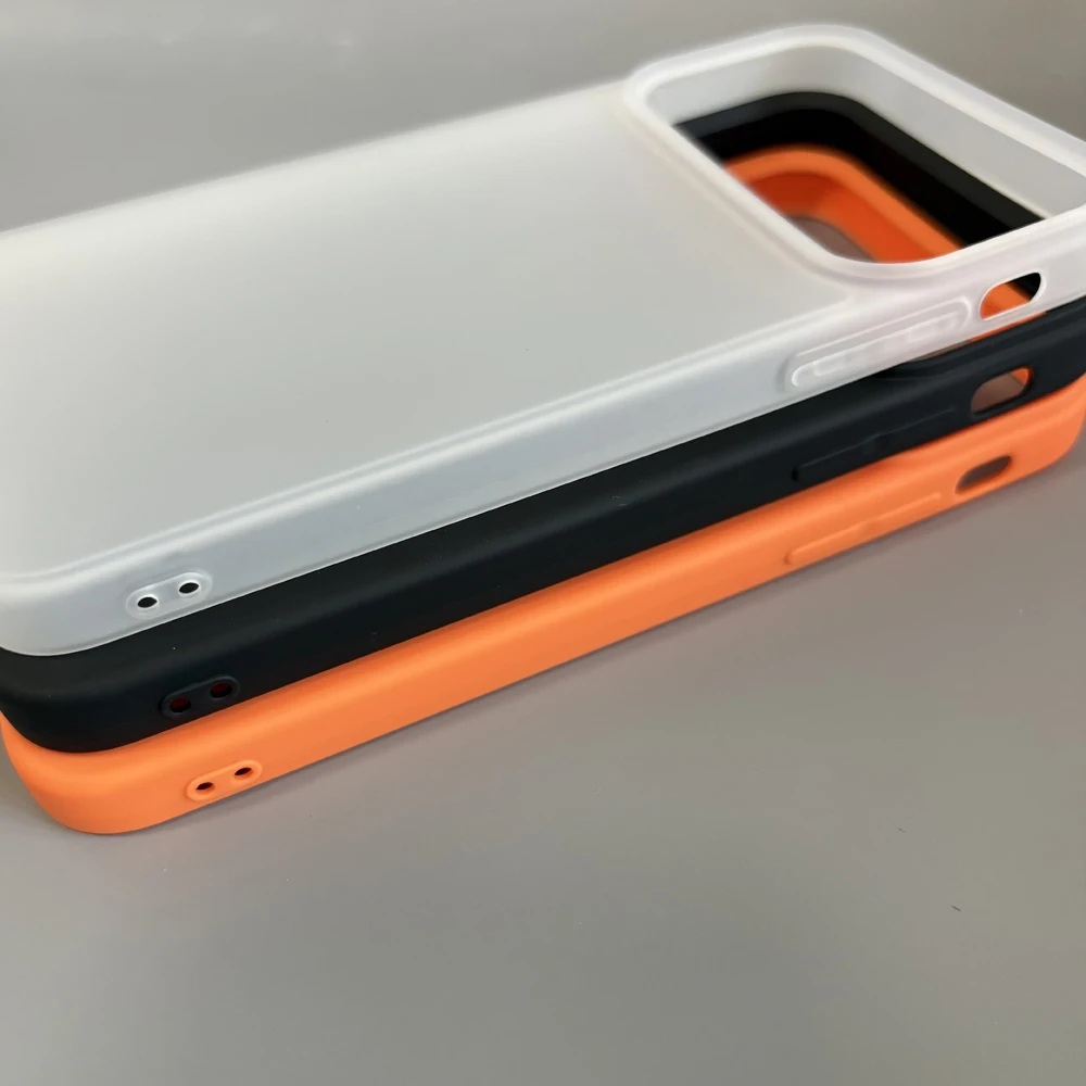 Vibrant Silicone Phone Case with Large Cutout for Customized Protection