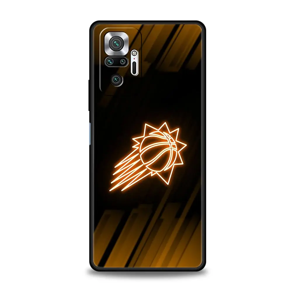 Sleek Black Sports Basketball Basket Phone Case