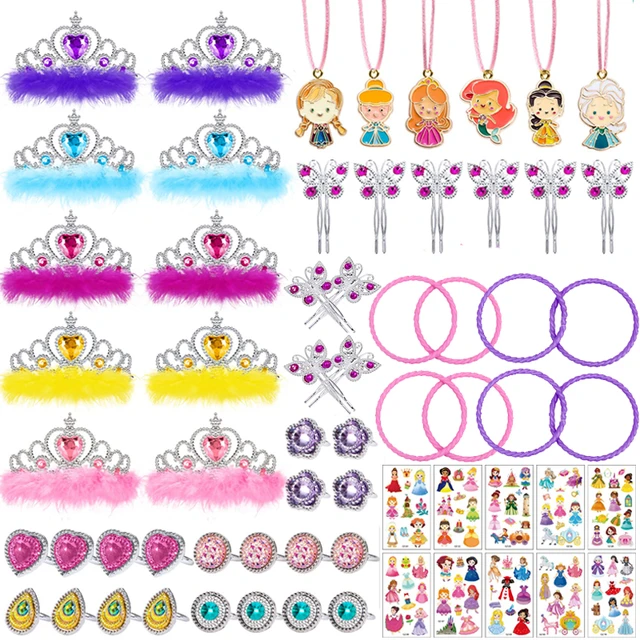 72pcs Unicorn Party Favors Pinata Filler Kids Birthday Christmas Gifts  Unicorn Necklace Bracelet Ring Keychain Stickers