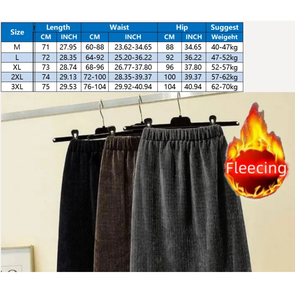 Vintage Elegant Office Lady's A-Line Skirt Back Slit Elastic Waist Thick Women's Skirt New In Winter Fleece Warm Female's Skirt 6