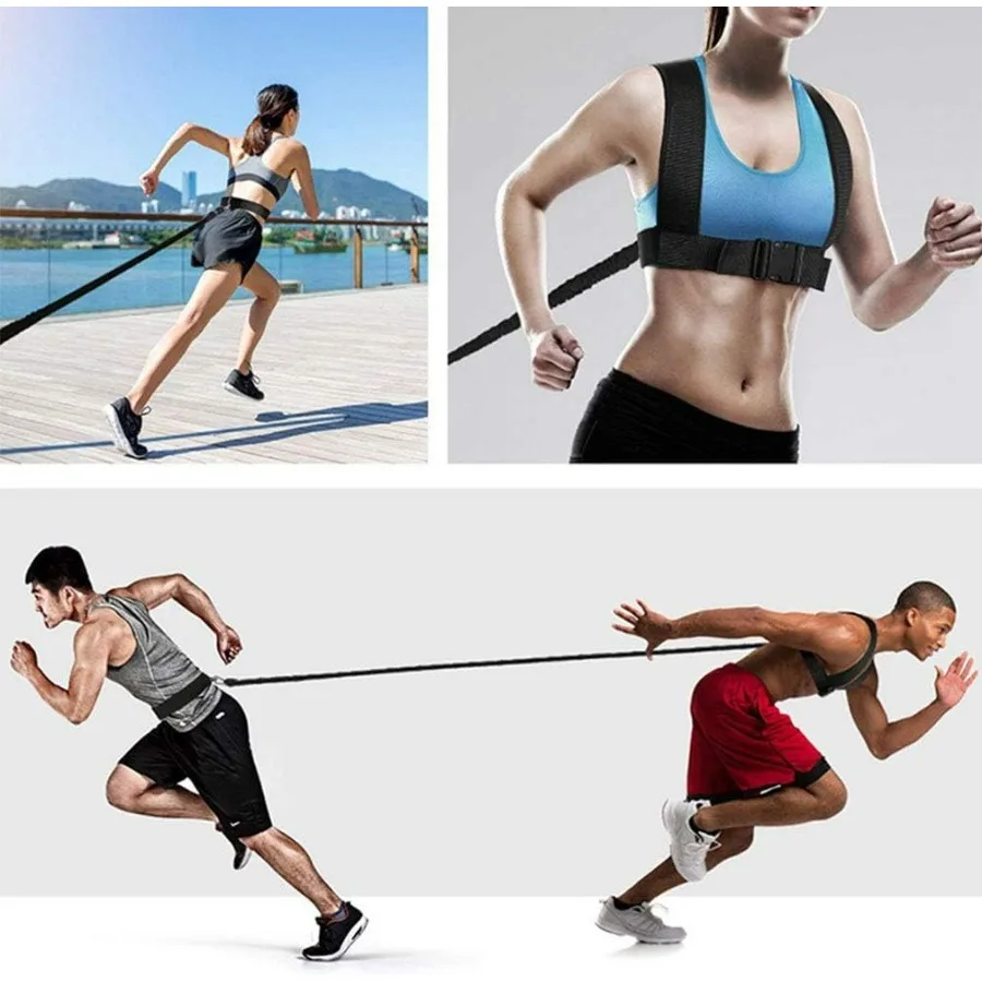 Resistance Training Rope Explosive Force Bounce Physical Training Resistance Rope Improving Speed, Stamina and Strength