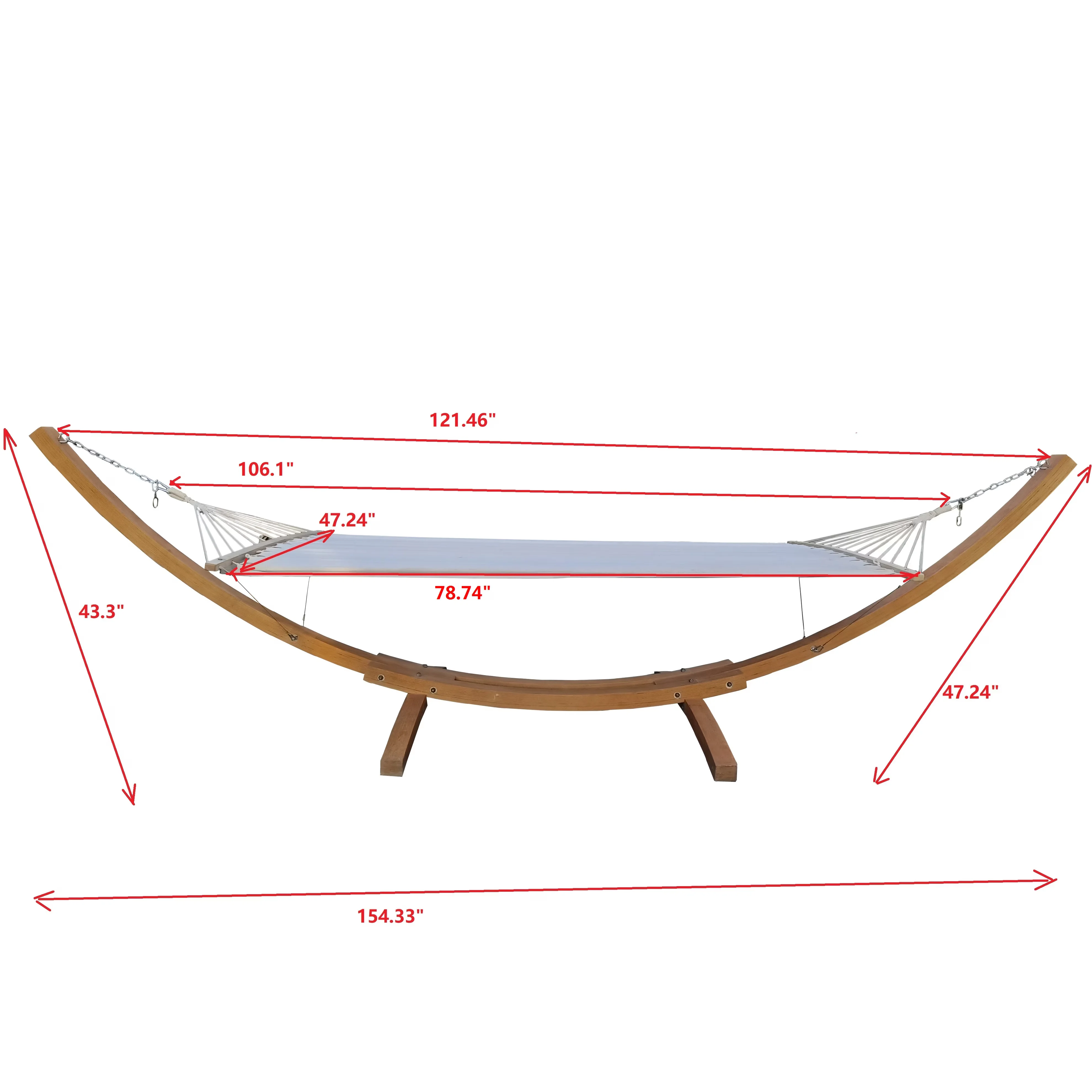 1-Person Hammock with Stand Set &ndash; Portable Outdoor, Easy Assembly, Durable Fabric, Ideal for Patios, Gardens, and Camping