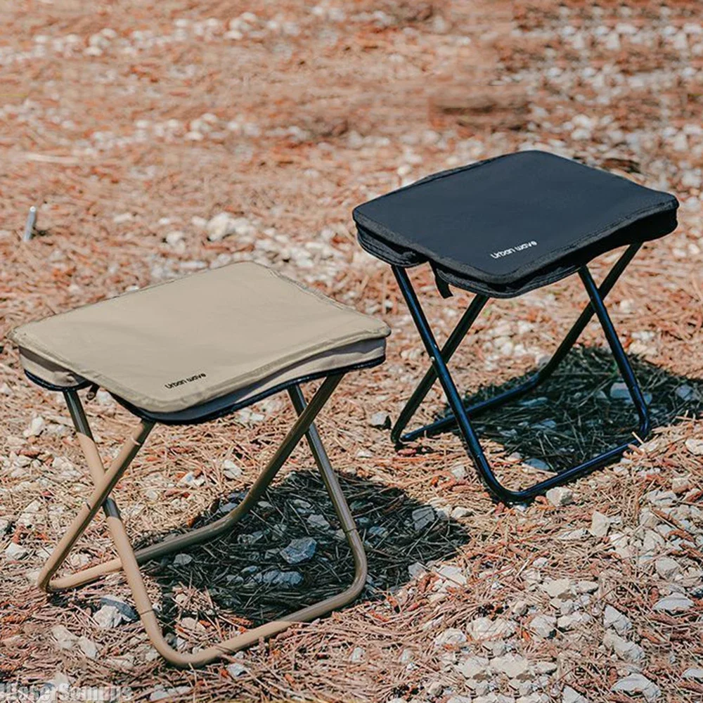 Portable Folding Stool Outdoor Ultralight Chair Strong Load-bearing Camping Chair Fishing Mazaar Queuing Artifact Accessories