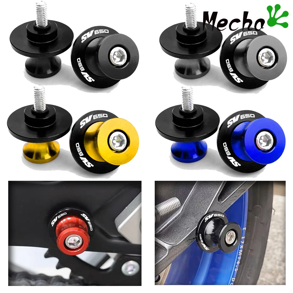 SV650 M8 Motorcycle Swing Stand Screw Swingarm Spools Slider For Suzuki