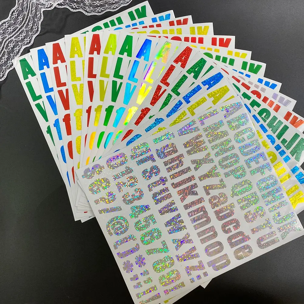 P5 Alphabet Sticker Sheet, Calling Card, Planner Stickers 