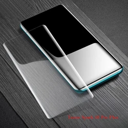 Curved Full Glue UV Tempered Glass Screen Protector, Bubble - Free Protective Film - Tecno Spark40ProPlus