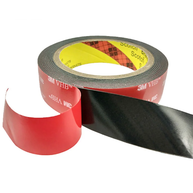3M 5925 Double-Sided Tape Strong High Viscosity Automotive High-Temperature Resistant Black Thick Non-Trace Fixing Sticker