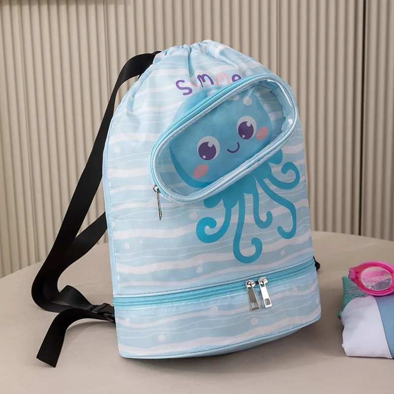 New Waterproof Swim Backpack with Dry Wet Separation Large Capacity Travel Gym Bag 6