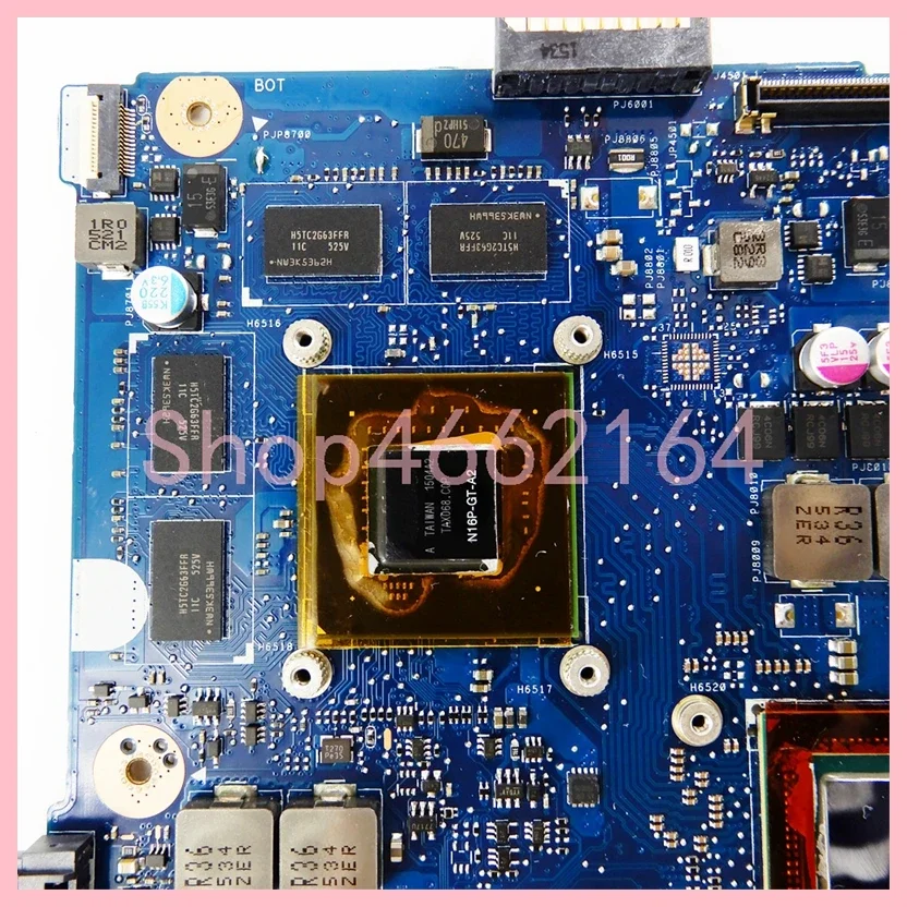 Placa-mãe Portátil para Asus N551jk i5 I74th Cpu Gtx850m Gtx950m Gpu Mainboard para N551j N551jx N551jk G551jk G551jk G551jk G551jk - Imagem 5
