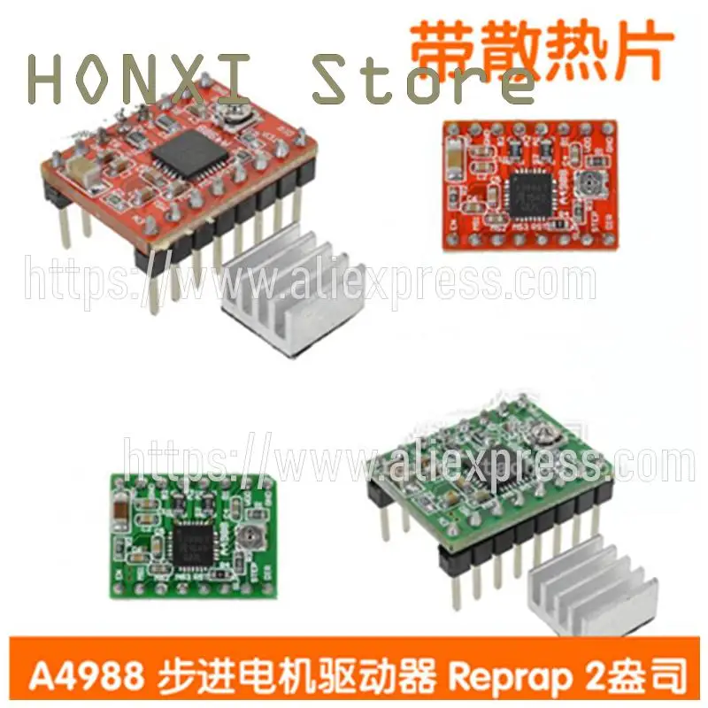 Драйвер шагового двигателя для 3D-принтера A4988, 2 унции, 1 шт. stepper motor driver drv8825 for 3d printers драйвер шагового двигателя robotdyn для 3d принтера чпу