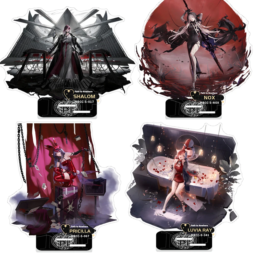 

Path to Nowhere Acrylic Stand Model Anime Figures Zoya Hamel Demolia Demon Hella Cosplay Model Plate Desk Decor Props Sign Gifts