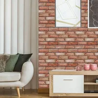 Transform Your Home with 10 pcs Decorative 3D Wall Panels - Self-Adhesive, Waterproof & Moisture-Proof Wallpaper for Living Room 2