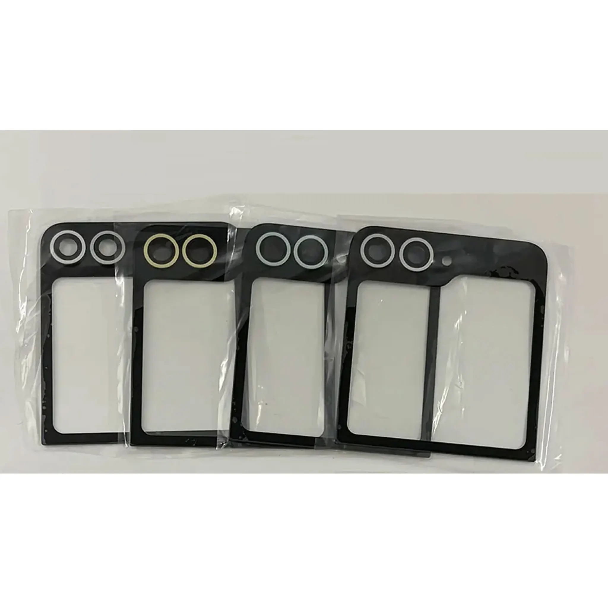 삼성 갤럭시 Z 플립6 F741B F7410 배터리 커버 후면 도어 하우징, 삼성 플립 6 후면 유리 교체용 새 백커버