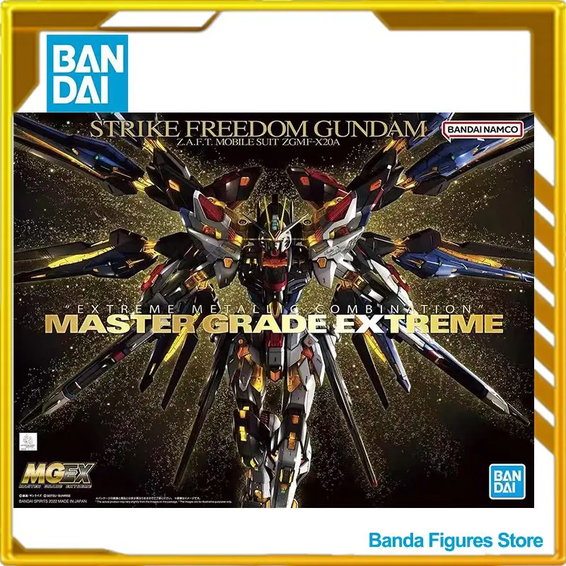 

Оригинальная модель BANDAI Страйк Фридом GUNDAM MASTER GRADE EXTREME 1/100 ZGMF-X20A, модели аниме-фигурок, игрушки