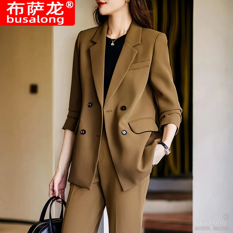 

Casual Small Suit Coat Women's Autumn 2023 New Korean Style This Year's Popular Suit Slim Fit Slimming Business Suit