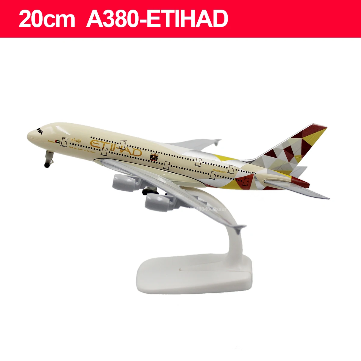 20cm Diecast Antonov An-225 Mriya Airplane Model - 1/400 Scale Collectible Gift