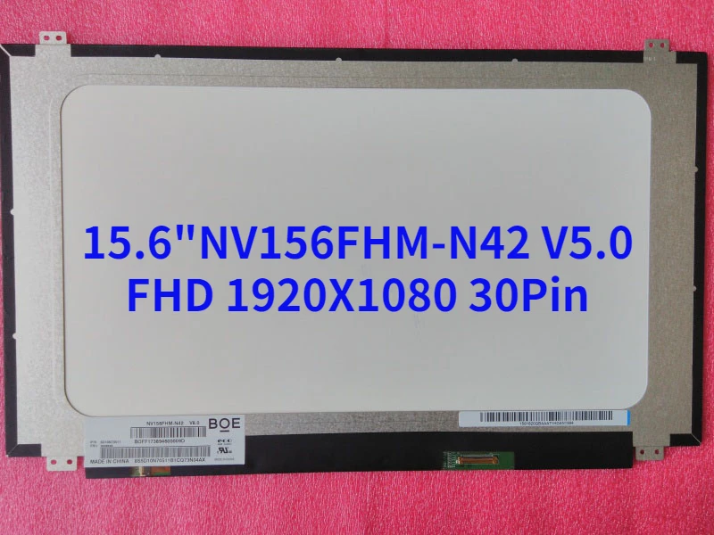 

Matte LCD Display NV156FHM-N42 V5.0 NV156FHM N42 V8.1 Matrix for Laptop 15.6" LED Screen FHD 1920X1080 30Pin Relpacement