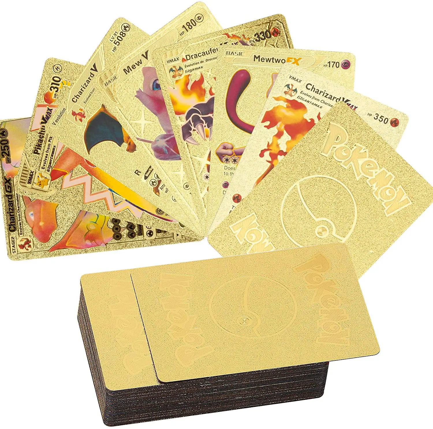 New 5-55pcs Pokemon French Cards Vmax Gx Card Charizard Pikachu Rare  Collection Battle Trainer Card Box Child Toys Festival Gift - Game  Collection Cards - AliExpress