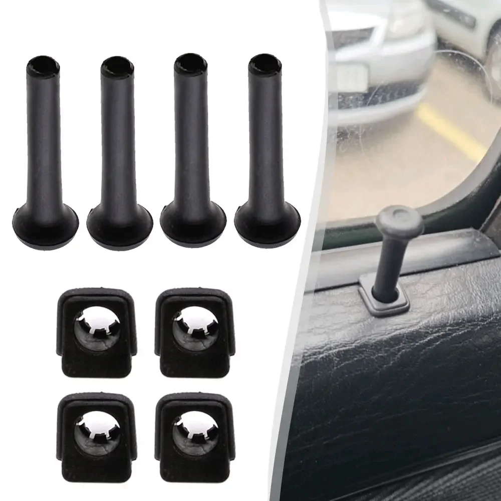 4Set Auto Door Safety Lock Manopola Base Accessori Interni Automobilistici Per Vw Golf Mk2 Mk3 Jetta 2 3 Scirocco Passat B2 Polo