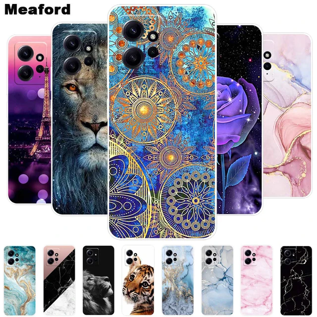 for Funda Xiaomi Redmi Note 12 4G Case Soft Silicone Marble Back Cover  Phone Cases for Redmi Note 12 4G Case Note12 4G Coque - AliExpress