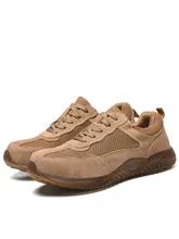  Fleece leather work shoes Anti-smashing and anti-puncture safety shoes Steel toe cap work shoes H361 