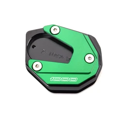 Motorcycle Side Stand Enlarged Plate Kickstand Accessory (Green - 1000)