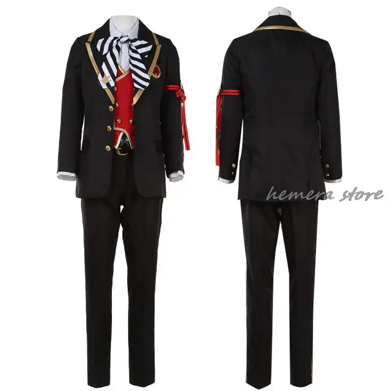 Riddle Rosehearts Cosplay Anmie Twisted-Wonderland Riddle Roshearts Costume Cosplay Vestiti Parrucca Costumi Di Halloween Per Gli Uomini