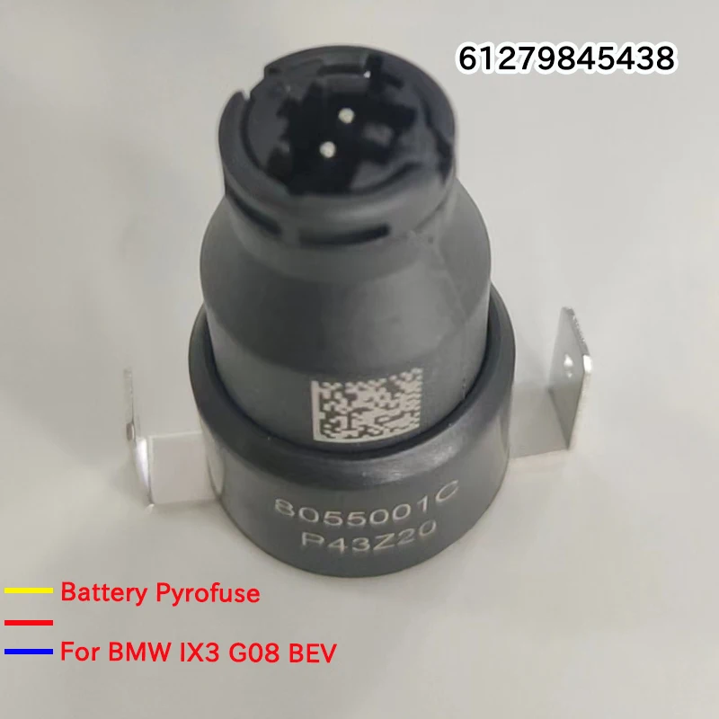 61279845438 Battery Pyrofuse Box For BMW IX3 G08 BEV Overload Protection Trip Battery Fuse Sensor Car Accessories