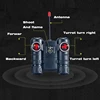 Rc Tank Smoking Shoot Bullet Electronic Remote Control Car Move By Apron Wheel Rocket Sled Toy With LED Flame Sound Kids Gift 4