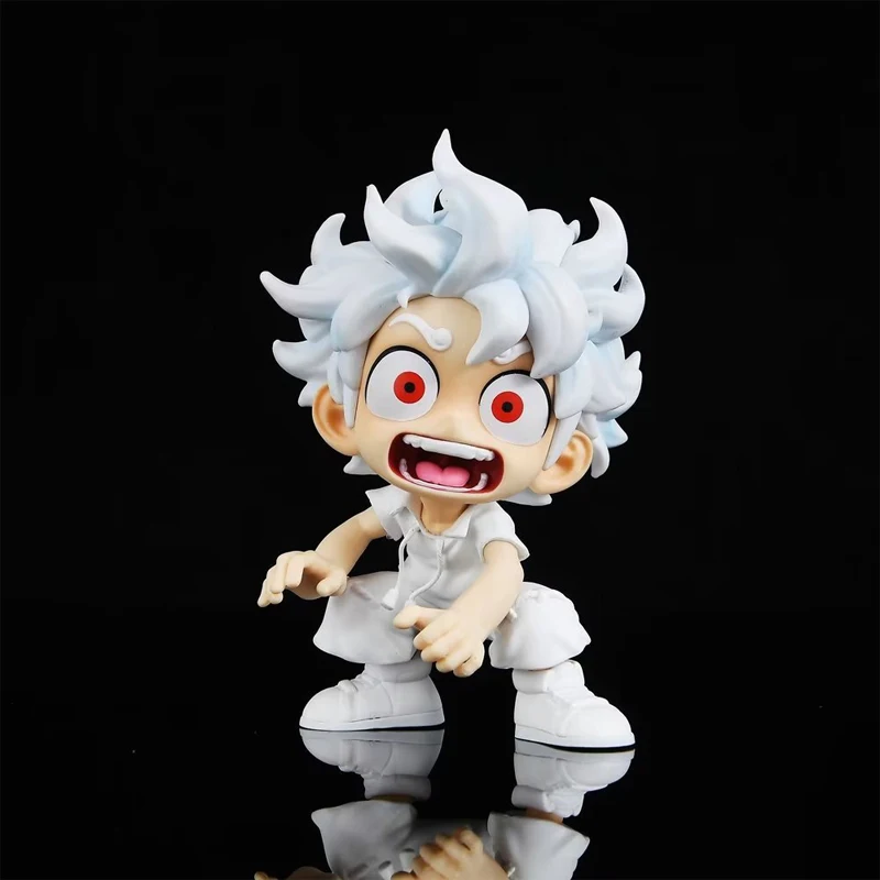 

14cm Anime Action Figures Figures Luffy Figure Cute Surprised Nika Luffy Pvc Anime Action Collection Desktop Ornament Decoration