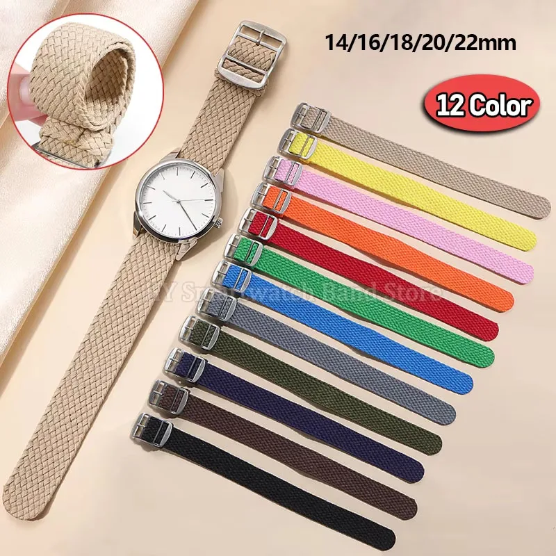 Woven Nylon Watch Band - Universal Replacement Strap