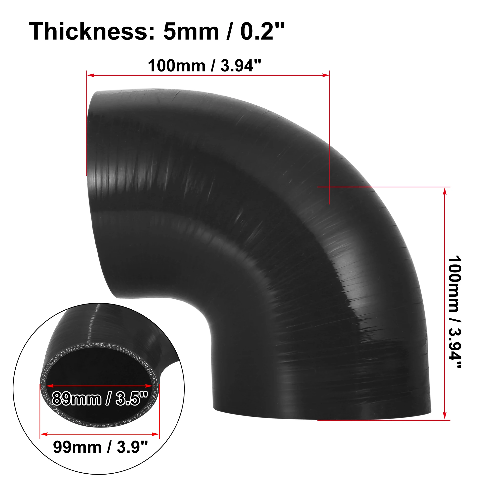 89mm ID Black