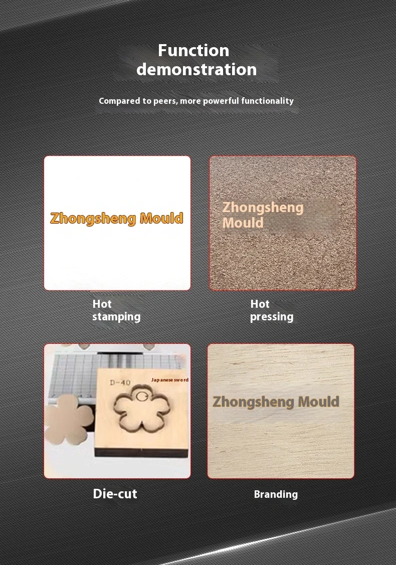 Manual Leather Press Stamping Machine Hand-Punch Die-Cutting Machine DIY Leather