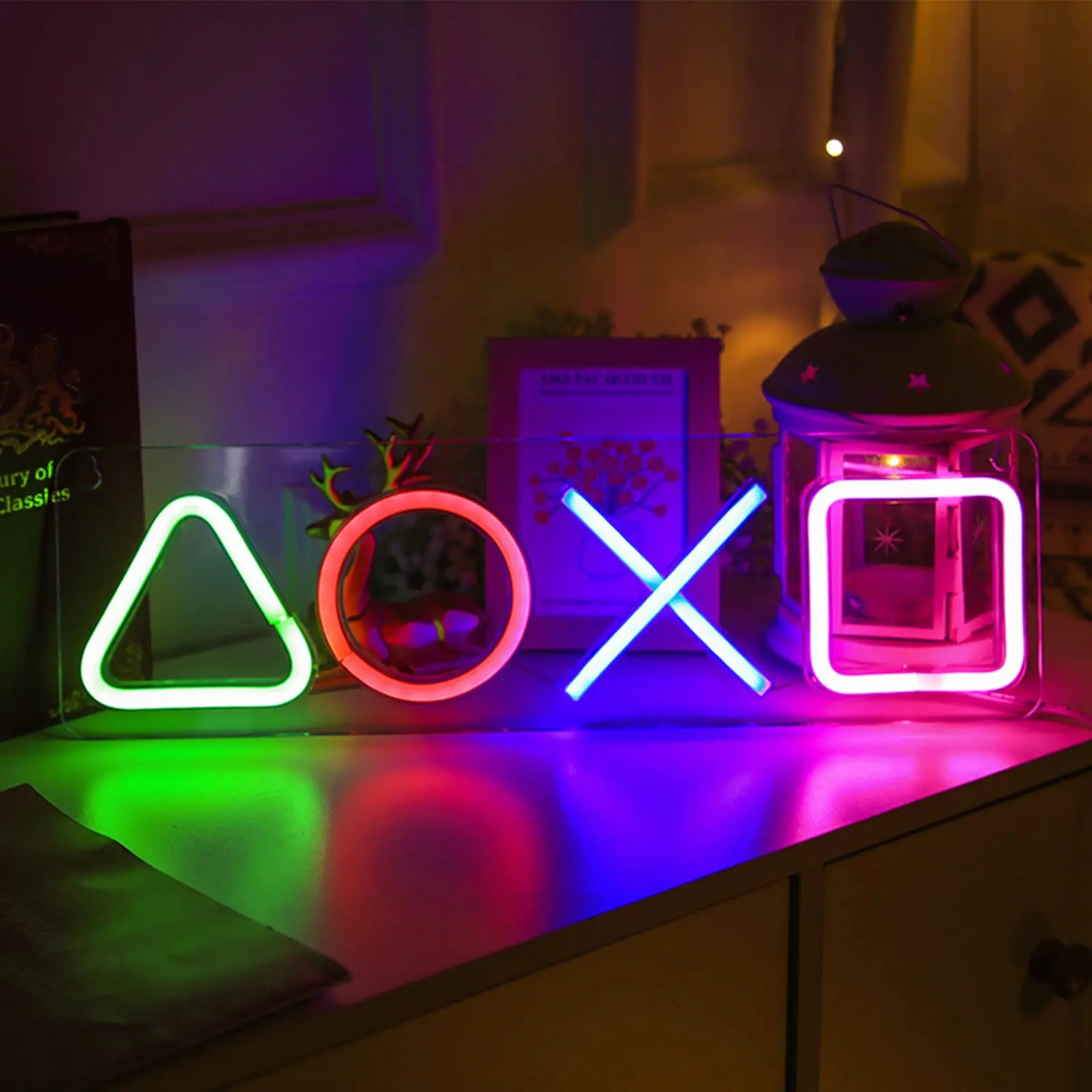 Metropolitan Løfte hinanden Ps4 Game Icon Lamp Neon Sign | Neon Light Sign Playstation - Neon Sign  Custom Ps4 - Aliexpress