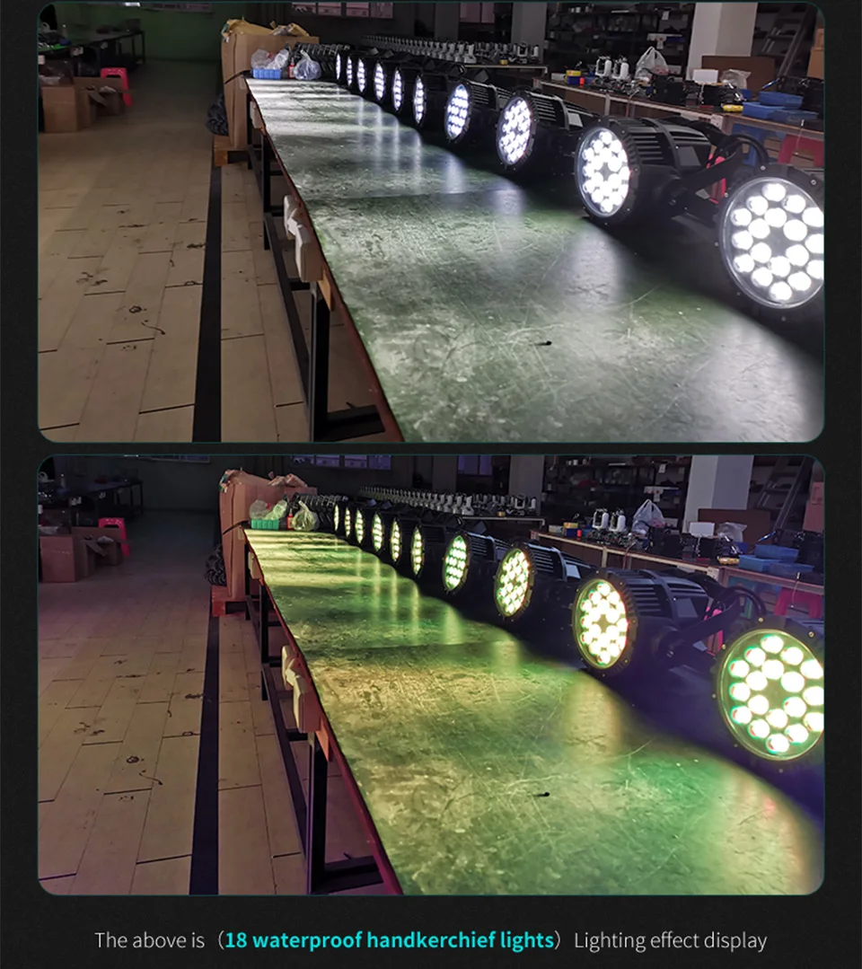 2025 LED Outdoor Waterproof Par Light DMX RGB Wash Light Professional Stage Bar