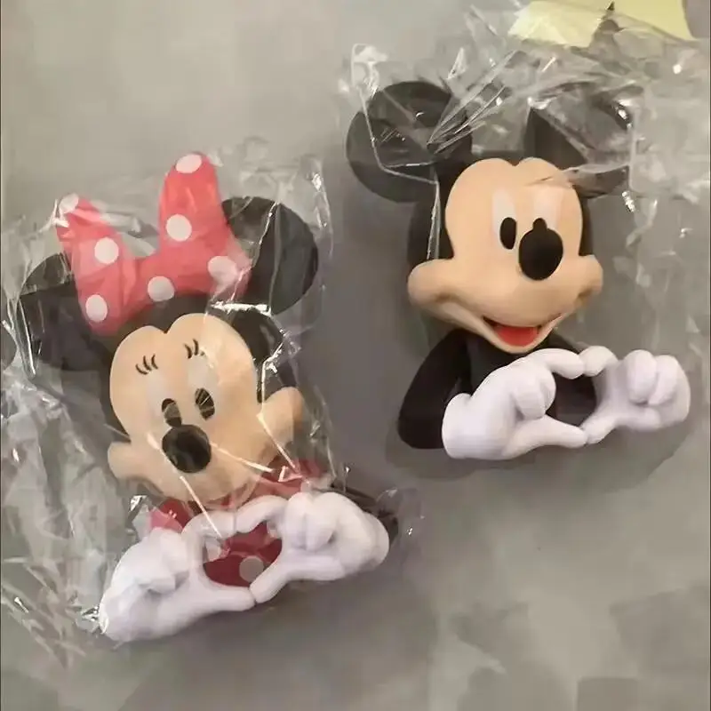 Figurines Mickey et Minnie Cœur - Duo Amour Disney