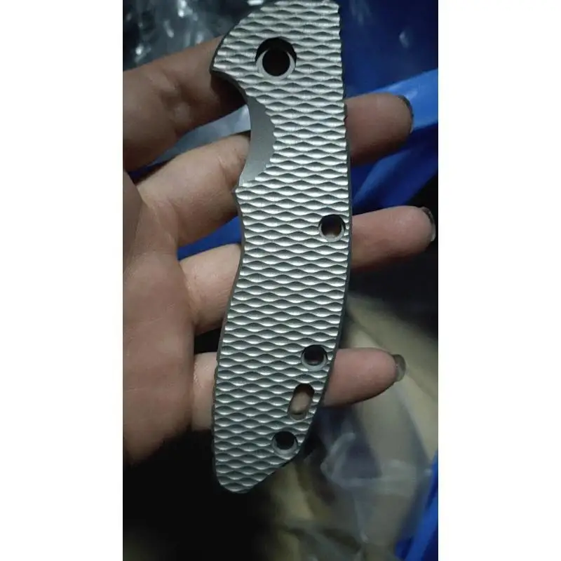 

New 1 Pc Custom Titanium Alloy Knife Handle Scales for Rick Hinderer XM18 3.5 Knives DIY Accessories