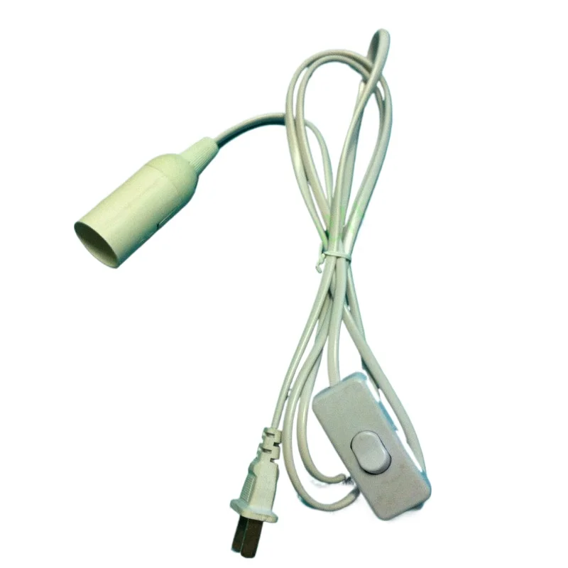 

Винтовой держатель лампы E14E27, аксессуары для ламп «сделай сам» с проводным переключателем, держатель лампы, штепсельная вилка, компактный порт для люстры