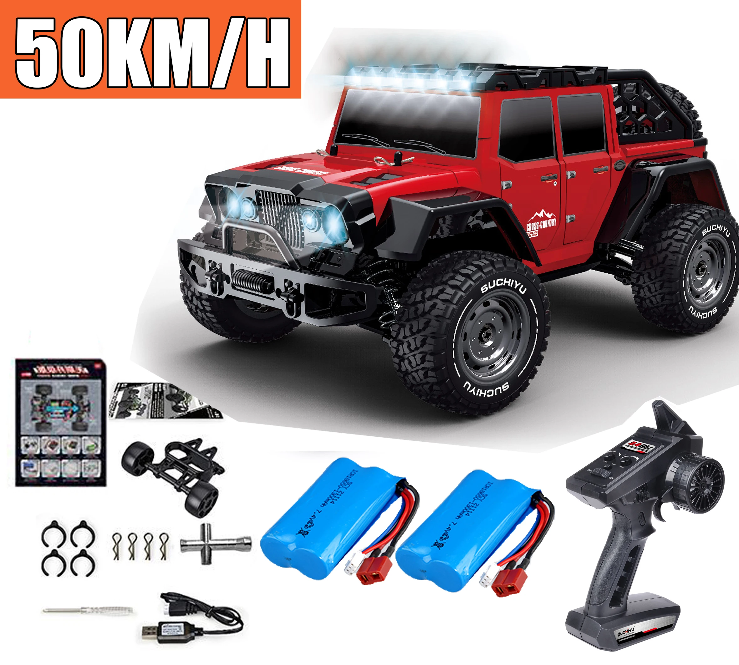 ホビーラジコン RAPIDLY 4*4 wheel drive off road 1:16 4WD RC Car 4x4 Off - Road High - Speed Drift Racing